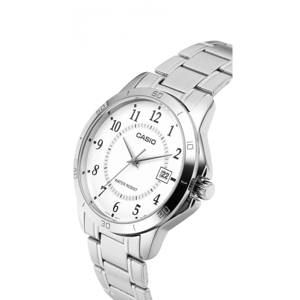 Casio Mtp V004d 7budf  Mtp V004d 7b  Аналоговые Студенческие Мужские Металлические Часы