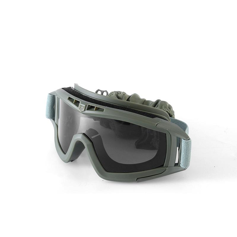 1 комплект тактических очков, военные солнцезащитные очки, 3 линзы, ветрозащитные очки для армейского мотоцикла