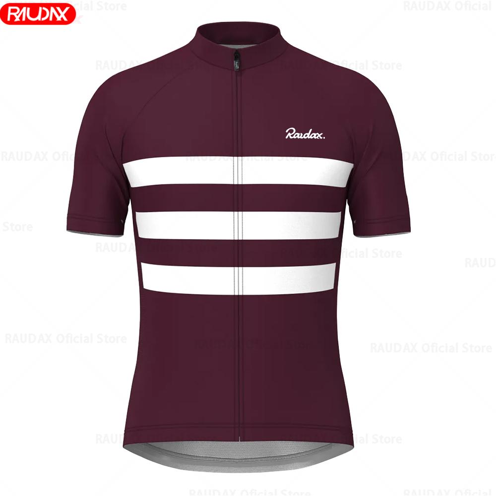RAUDAX Cycling Jersey Set 2025 Summer Short Sleeves Quick-dry Men's Cycling Clothing MTB Bike Wear Roupa De Ciclismo Masculino