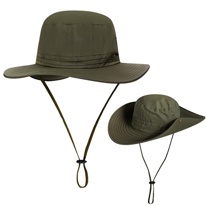 Unisex Wide Brim Sun Protection Hat for Outdoor Activities