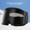 Взрослые лыжные очки Двойные линзы Антизапотевающие Большое поле обзора Цилиндрические сноубордические очки Ветрозащитные очки для альпинизма Двухслойные лыжные очки