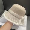 New Basin Hat for Women Cashmere Woolen Fisherman Hat Fashionable Korean Style Mom Hat Temperament Hat Outdoor Small Face