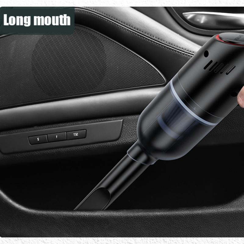 8000Pa Беспроводной автомобильный пылесос Беспроводной ручной автоматический пылесос для дома и дома; Автомобильный мини-пылесос двойного назначения со встроенным аккумулятором