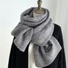 Women's Solid Color Knitted Square Scarf 3-Pack