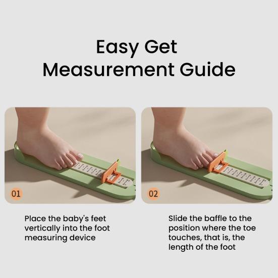 Kids Foot Measuring Device Cartoon Dinosaur Rabbit Infant Boys Girls Foot Length Measurement Gauge