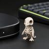 Нишевые Коллекционные Предметы Темной Эстетики 3D Печатная Готическая Фигурка Скелета Стервятника, Жуткая Статуэтка Черепа Птицы, Миниатюрный Декор для Окна, Микро-Ландшафт