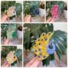 Korean Style Peacock Acetate Hair Claw Sweet Diamond Cartoon Animal Hair Clip Hair Accessories Cute Acetic Acid Shark Clip