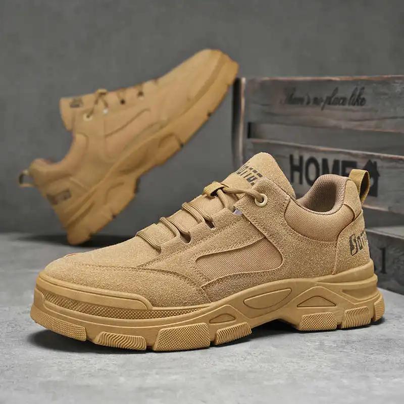 Camp PU Leather Walking Shoes Man Brown Sneakers For Men Sneackers Men Sport Joggings Technologies Jogging Funky