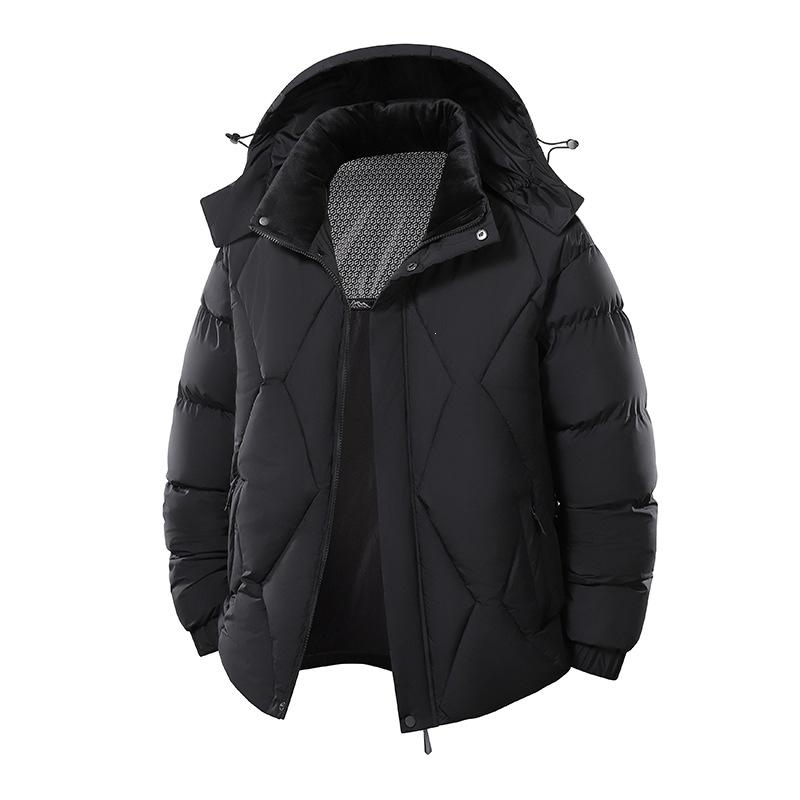 Autumn Winter Men Thick Warm Puffer Jacket Casual Cotton Padded Coat Male Outwear Windproof Urban Parkas Coats
