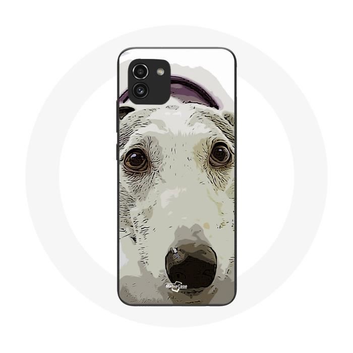 Coque Samsung Galaxy A03 Lévrier greyhound Race de chiens