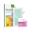 Восковые полоски, восковые полоски для депиляции Лицо, тело, руки, ноги, грудь, спина Набор для депиляции воском 24 восковые полоски и 2 успокаивающие масляные салфетки