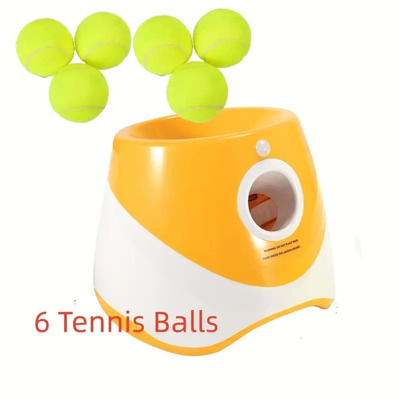 Automatic Dog Ball Launcher for Border Collies - Tennis Ball Throwing and Bouncing Toy