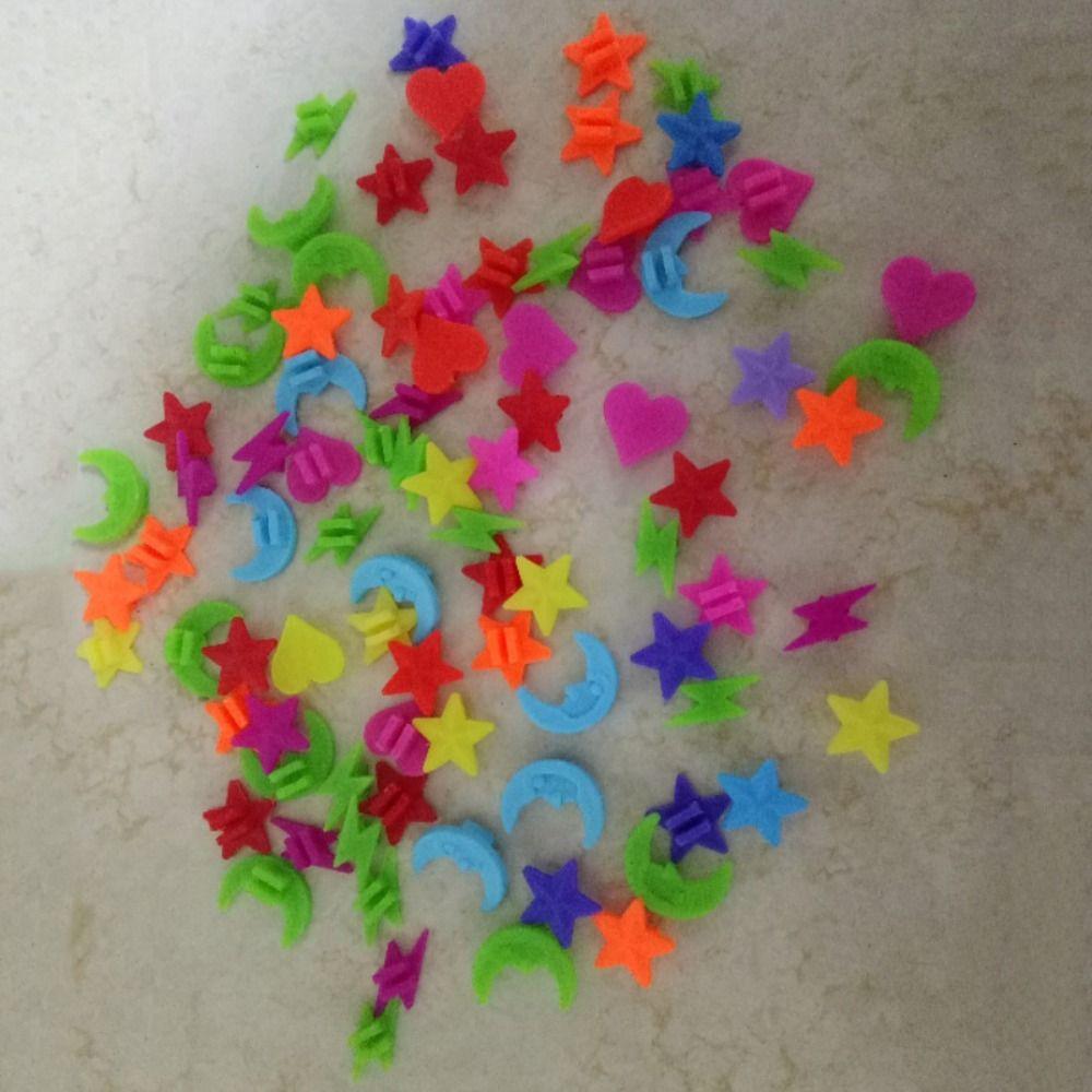 36PCS Plastic Bicycle Spoke Beads Multicolor Bike Spokes Bike Decoration Bead Kids Bicycle