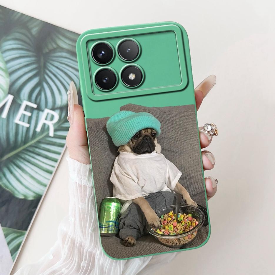 For Xiaomi Poco X6 Pro 5G Case Cute Panda Cartoon Cover Soft Silicone Phone Case For Xiaomi Poco X6 Neo PocoX6 Pro Fundas Bumper