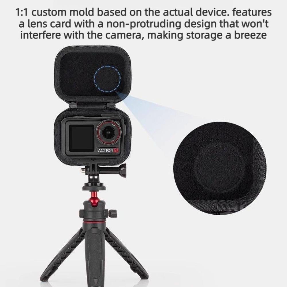 Body Bag For DJI Action 5Pro 4 3 Mini Color PU Storage Case Portable Bag Travel Carrying Box For DJI Osmo Action Camera