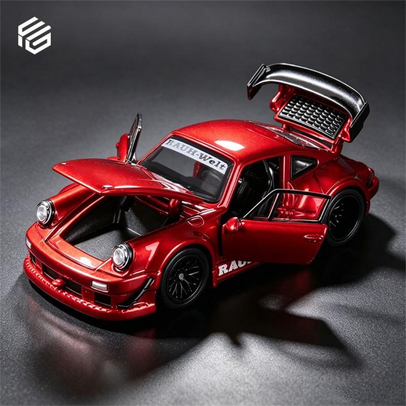 Пред-FG 1:64 RWB 930 литая реалистичная модель автомобиля из сплава с полностью открывающимися деталями, игрушка в подарок на праздник для мальчиков, предмет для взрослой коллекции.
