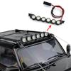 TRZX RC Roof Rack 6LED Light Bar Upgrade Parts for 1/18 TRX4M RC Crawler Car