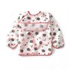Infant Toddler Baby Unisex Cute Waterproof Long Sleeve Feeding Accessories Bib Burp