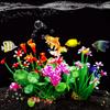 for Fish Tank Decor Beautiful Plasitc Water Grass Artificial Lotus Lotus Ornaments Aquatic Flower