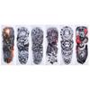 6 Sheets Full Sleeve Temporary Tattoos Stickers Watrproof Extra Large Full Arm Fake Tattoos