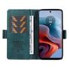 YIKATU YK-007 For Motorola Moto G45 5G/G34 5G Case PU Leather Wallet Protective Phone Cover