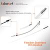 Labwork Flexible Stainless Oil Dipstick Replacement For LSX LS1 LS2 LS6 4.8L 5.7L 6.0L 6.2L Engines