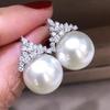 Серьги-пусеты Корона для женщин, Элегантные аксессуары принцессы королевы, Модные и популярные дизайнерские украшения