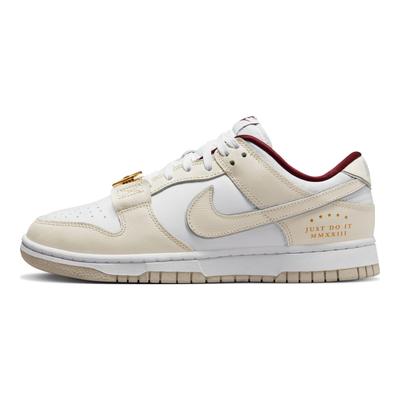 Женские кроссовки Dunk Low SE Sisterhood белые Team-Red Photon-Dust DV1160-100