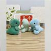 Cute Cartoon Dinosaur Plush Key Holder Fluffy Stuffed Animal Keyring Pendant