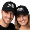 Washed Cotton Couple Cap DAD MOM Love Printed Baseball Hats Retro Sunscreen Hats  For Man Women