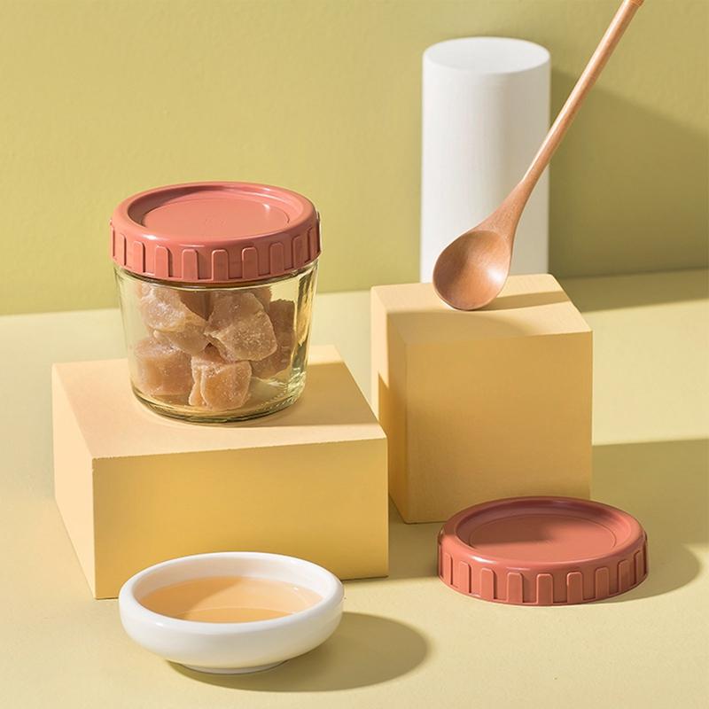 Стеклянная банка для хранения, герметичный контейнер для хранения продуктов, бытовые многофункциональные небольшие банки для чая, зерна, конфет, салатницы, десертницы