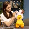 Милый Милый Маленький Утенок Превратился в Кролика Динозавра Куклу Плюшевую Игрушку Куклу Желтого Утенка Детскую Тряпичную Куклу