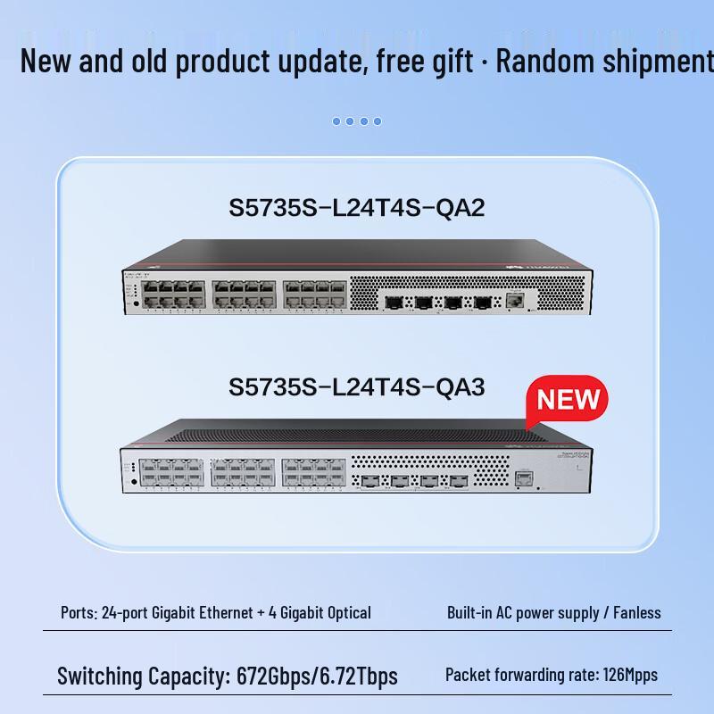 Huawei Kunling S5735S-L24T4S-QA3 24-Port Gigabit Managed Switch