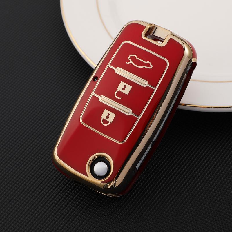 Premium Soft TPU Car Key Case Cover Shell for DongFeng AEOLUS FORTHING Fengon Key Rings Keychain Bag Factory Direct