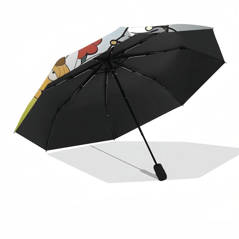Bee, Adventure Automatic Opening and Closing, 8 rib Structure Portable Umbrella, Suitable for Men and Women in All Seasons Perfect Gift for