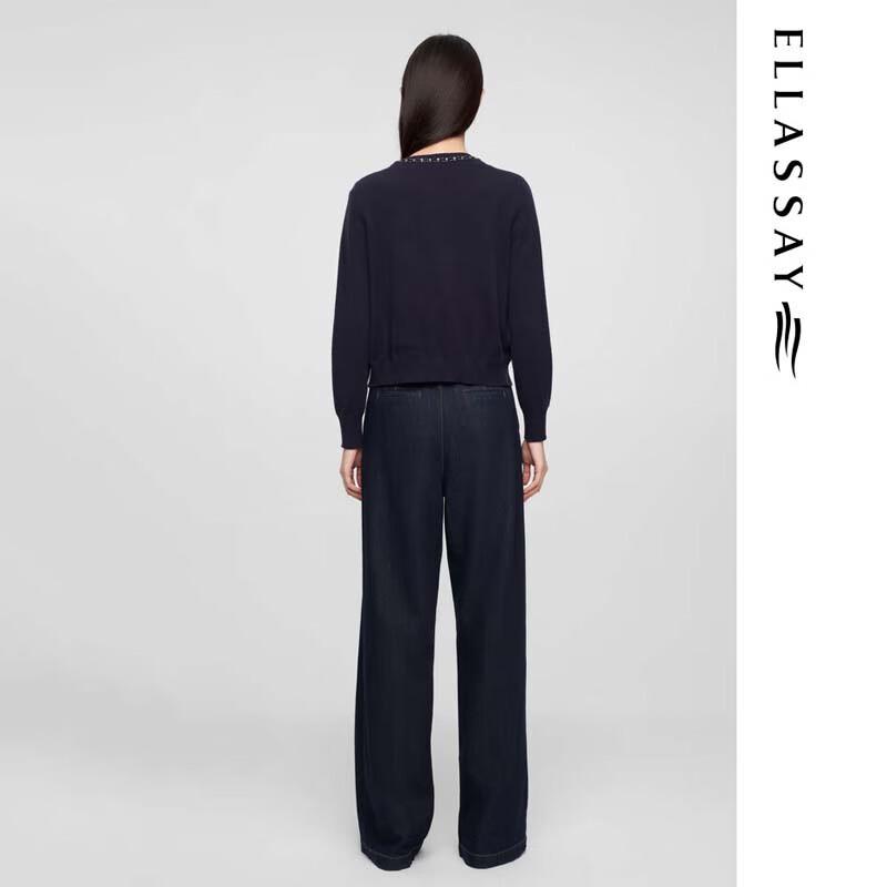 ELLASSAY Women's Wide-Leg Jeans