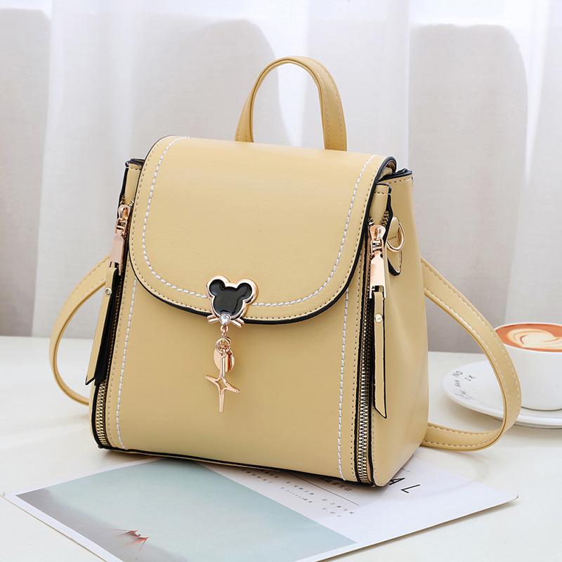 Internet Celebrity Small Square Bag Double Shoulder Women's Backpack Popular Bag 2025 New Trendy Versatile Shoulder Messenger Bag Women's Bag