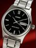 Casio Мужские кварцевые часы с круглым циферблатом и ремешком из нержавеющей стали, в деловом стиле, для повседневного ношения. Модели: -1B / отличный Рождество. LTP-V006D