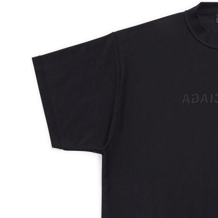 Balenciaga Зеркало Balenciaga FW22 Футболка Унисекс Черный 720198TNVR51069