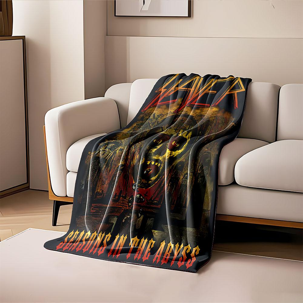 Slayer Skull Art Blanket for all seasons blanket lunch break throw gift