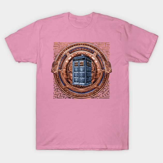 Футболка женская Aztec Tardis полноцветные карандаши эскиз Harajuku принт Kawaii футболка летняя короткий рукав женская футболка топ футболка