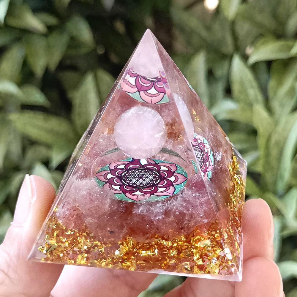 Смоляные ornaments-пирамиды для декора дома и рабочего стола в офисе