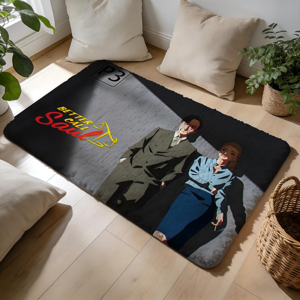 BBetter Call Saul Various Floor Mat Soft Flannel Absorbent Mat Non-Slip Rug Home Bedroom Bathroom