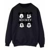 Womens/Ladies Mickey Mouse Head Sweatshirt
