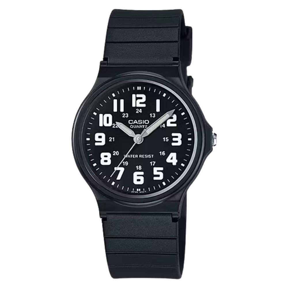 CASIO Analog Watch with Storage and Entrance Case, Men's/Women's/Unisex, Black, Age, Ceremony.