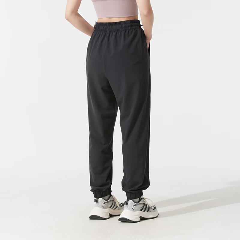 Adidas Outdoor Fashion Logo Breathable Casual Pants Women Bottoms Black JM8777