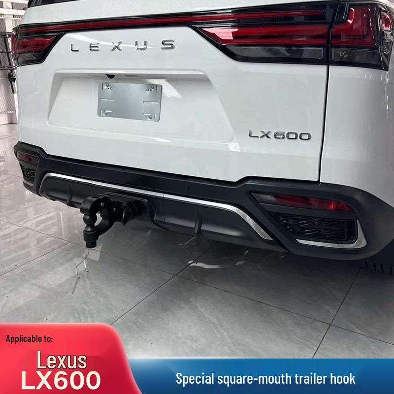 Фаркоп Lexus LX600: Предотвращение столкновений сзади и Буксировка, Оригинальное квадратное отверстие 2 дюйма