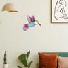 Hummingbird Wall Art Decor Indoor Outdoor Hanging Sculpture Decoration Wall Decor