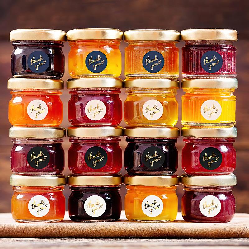 Горячее тиснение, наклейки «Спасибо», благодарность, друзья и семья, «Спасибо», круговые, самоклеящиеся этикетки, подарочные украшения, наклейки-запечатки