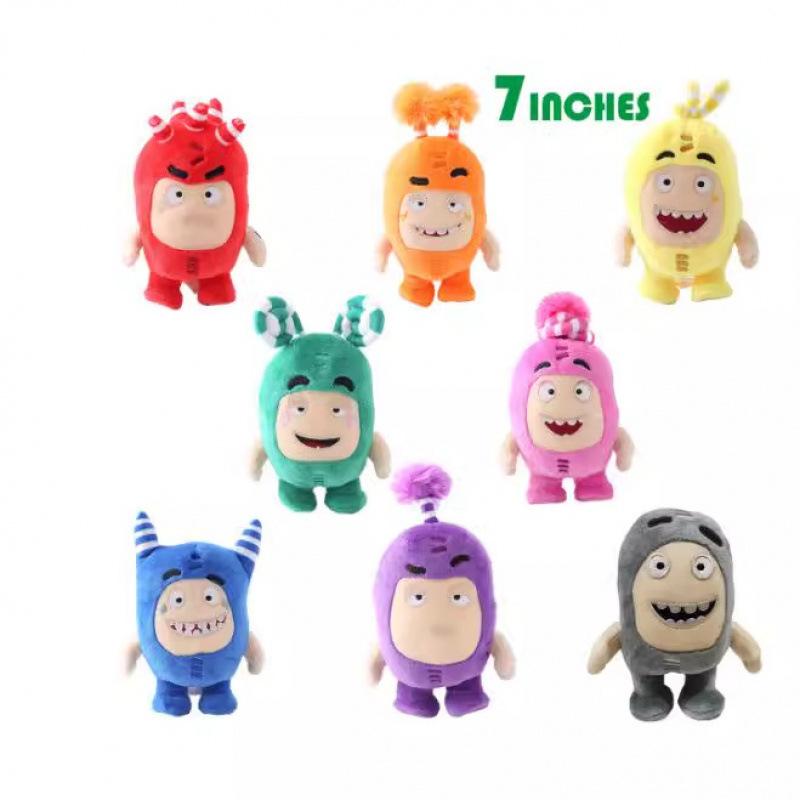 Odbbods Plush Toy Dolls Cartoon Anime Stuffed Toys Soft Cute Multiple Styles 15cm